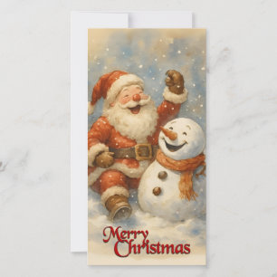 O Riso de Papai Noel no Abraço do Inverno