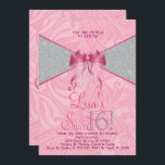 O rosa bonito, brilha convites do doce dezesseis<br><div class="desc">Rosa doce! Convites do doce dezesseis do brilho. Projetado por Metro-event.com Feito por adolescentes, este rosa com convite de prata do doce dezesseis do brilho será uma introdução fantástica a seu dia especial. As fontes de coordenação adicionais do partido do doce dezesseis estão disponíveis na loja e no Metro-Event.com de...</div>