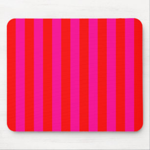 O rosa brilhante listra Mousepad