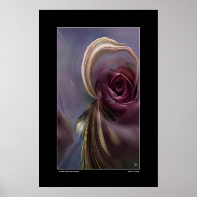 O Rosa e o Poster de Headdress (Frente)