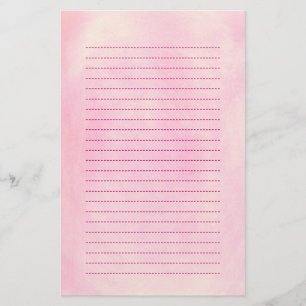 O rosa misturado mistura artigos de papelaria