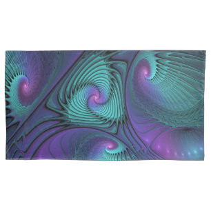 O roxo encontra a arte abstrata moderna do Fractal