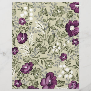 O roxo floresce floral frondoso do fundo das