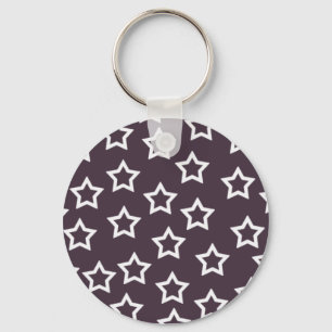 O roxo Stars o chaveiro