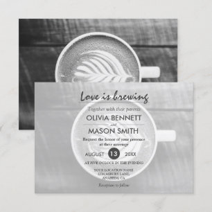 O Rustic Coffee Bean-Love está a criar um cartão d