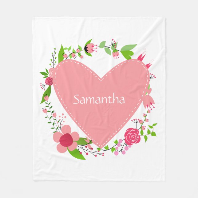 O(s) seu(s) nome(s) em cobertores de pulso cardíac (Frente)