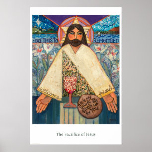 O Sacrifício de Jesus Nova poster do Convênio