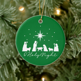 O Sagrada Noite Natividade - Enfeite de Natal