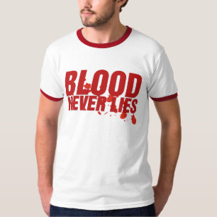 O sangue nunca encontra-se t-shirt