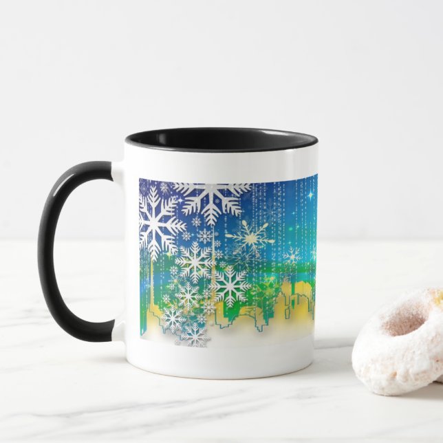 O Santa Noite da Caneca de Natal (Com Donut)