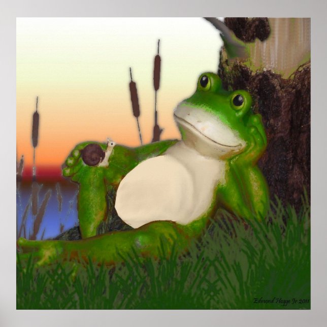 O Sapo e o Impressão de Caracol (Frente)