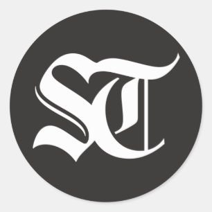 O Seattle cronometra em volta da etiqueta lustrosa