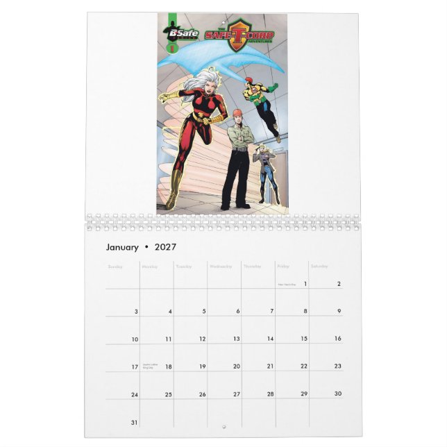 O Seguro-T-Corp. Calendário das aventuras 2013 (Jan 2027)