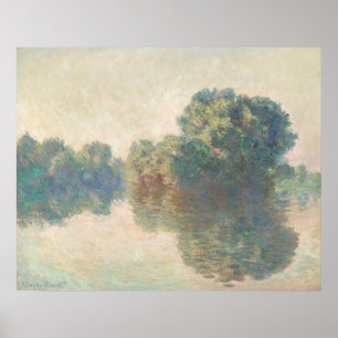 O Sena em Giverny, Claude Monet, Poster de Arte Be