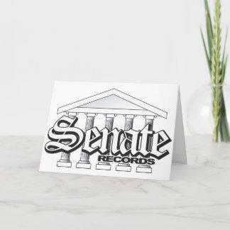 O Senado grava o modelo do cartão