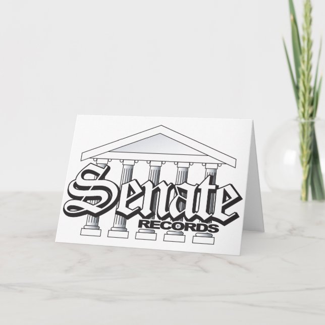 O Senado grava o modelo do cartão (Frente)