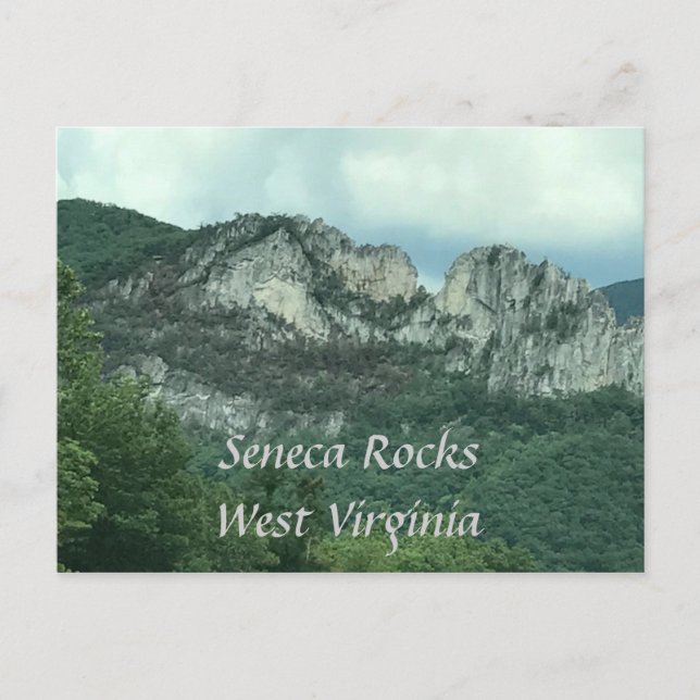 O Seneca balança cartão da foto de West Virginia (Frente)