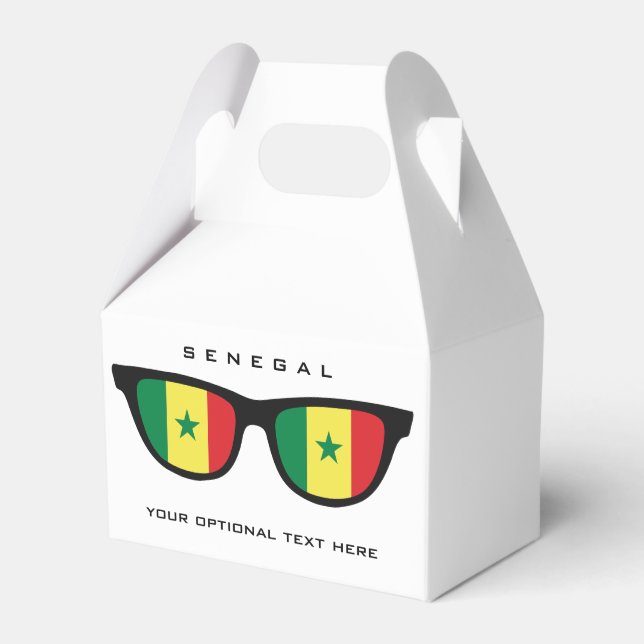 O Senegal ensina o texto personalizado e a caixa d (Frente)