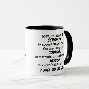 O "senhor, concede-me a serenidade a…" Caneca