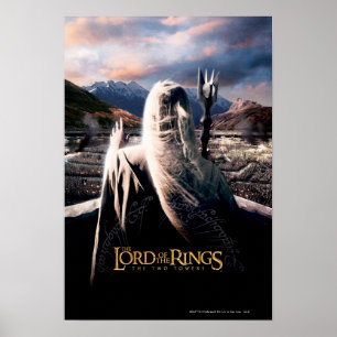 O SENHOR DOS ANÉIS: Poster de filme de O Saruman