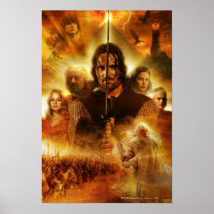 O SENHOR DOS ANÉIS: ROTK Aragorn Movie Poster