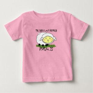 O SENHOR é a minha camiseta de Criança Psalm 23 -