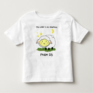 O SENHOR é a minha camiseta de Criança Psalm 23