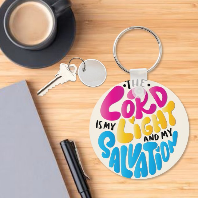 O Senhor é a minha luz e a minha Chaveiro de salva (Criador carregado)