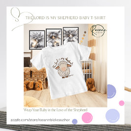 O Senhor é Meu Pastor Baby Fine Jersey T-Shirt