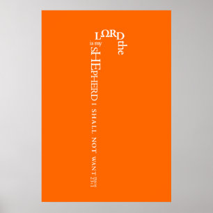 O senhor é meu poster do pastor