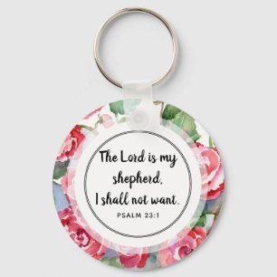 O Senhor é o meu pastor Button Chaveiro