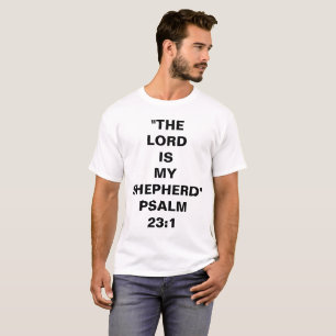 "O Senhor é o Meu Pastor" Camiseta masculina