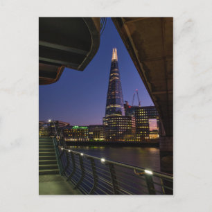 O Shard ao anoitecer, Cartão Postal britânico de L