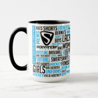 O Sidewinder ostenta - arte da palavra - a caneca