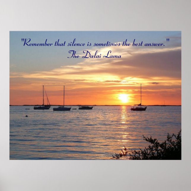 O silêncio é a resposta - Poster (Frente)