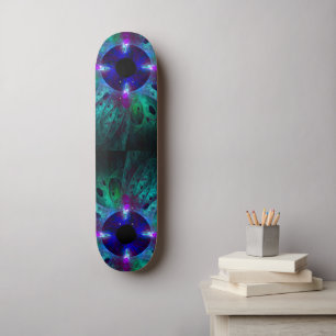 O skate da arte abstracta do olho