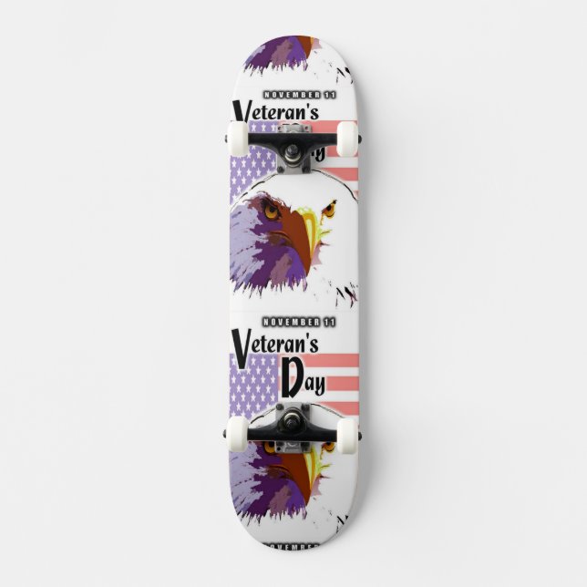 O skate do Dia dos Veteranos (Frente)