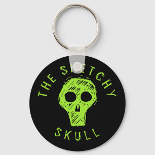 O SKETCHY SKULL - CHAVEIRO