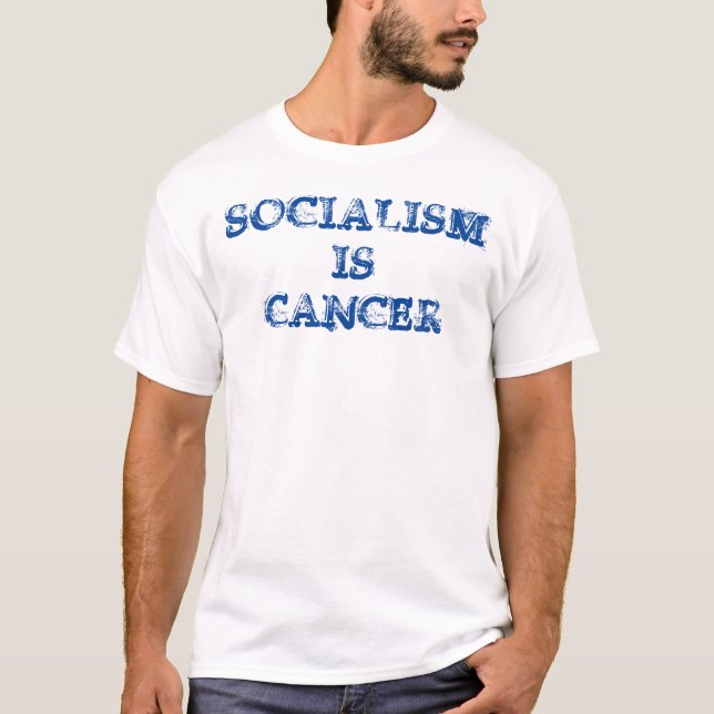 O socialismo é t-shirt do cancer (Frente)
