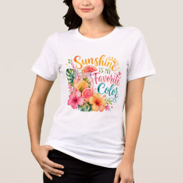 O Sol é Minha Cor Favorita Camiseta de Limonada