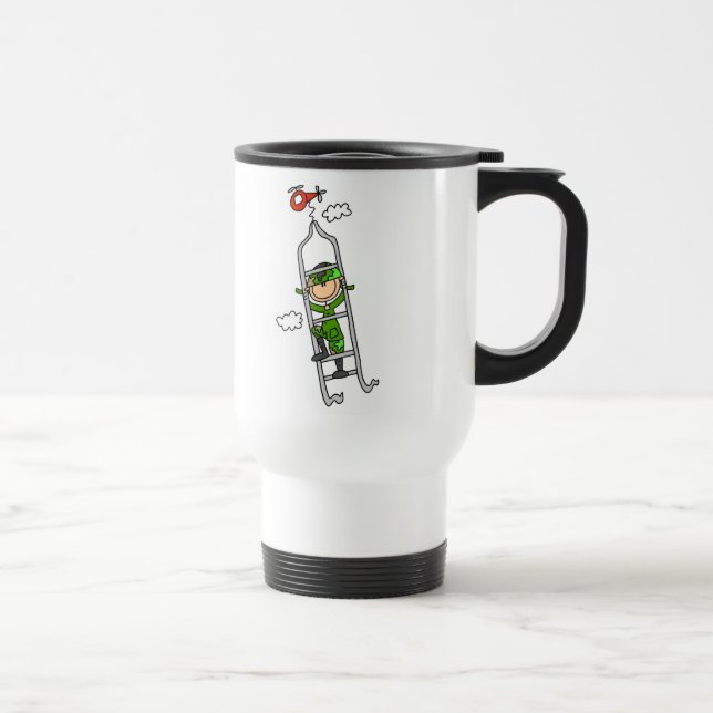 O soldado manobra a caneca (Direita)