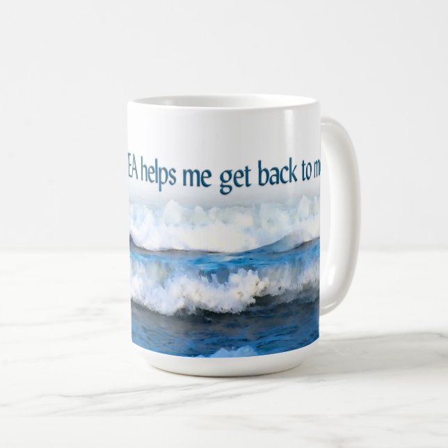O som da caneca do MAR - ondas de oceano (Frente Esquerda)