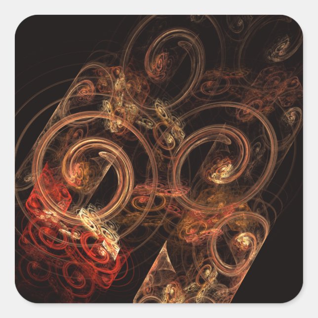 O som do adesivo da Abstrato de música (Frente)