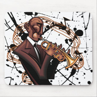 O som musical Mousepad do jazz