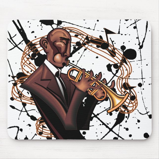 O som musical Mousepad do jazz (Frente)