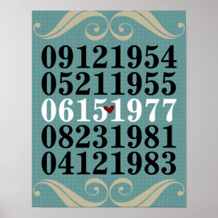 O Special original data o poster