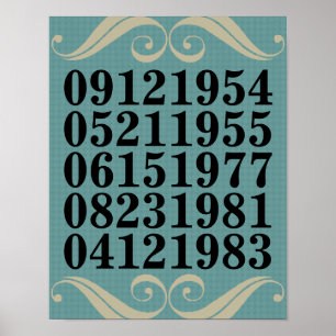 O Special original data o poster