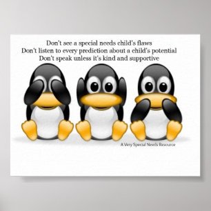 O Special precisa o poster do pinguim