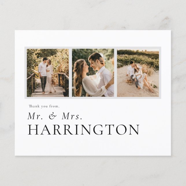 O Sr. Clássico e a Sra. Photo Collage Wedding (Frente)