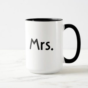 O Sr. e a Sra. caneca ajustaram - canecas preto e